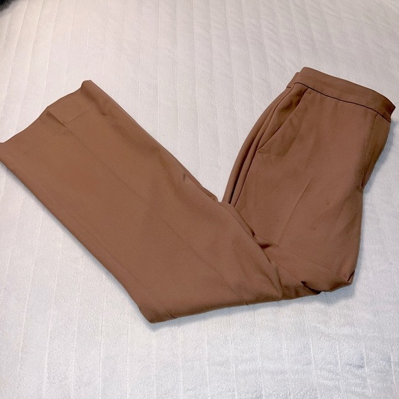 Ann Taylor Petite Dress Pants | Camel Brown | Size 4P | Like New - Picture 1 of 8